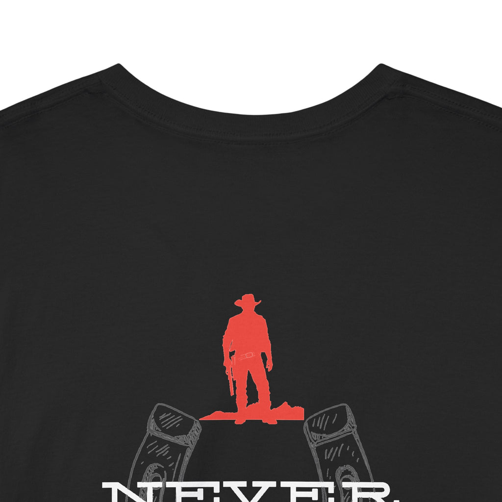 BRAG Never Back Down Original Western T-Shirt