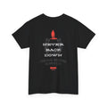 BRAG Never Back Down Original Western T-Shirt Black
