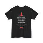 BRAG Never Back Down Original Western T-Shirt Black