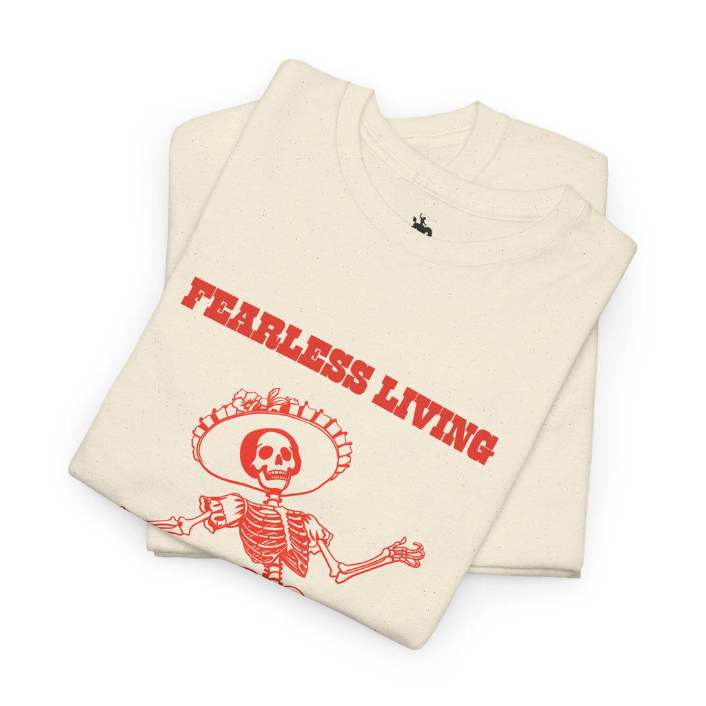 Fearless Living Unisex Loose Fit Skull Dancer T-Shirt