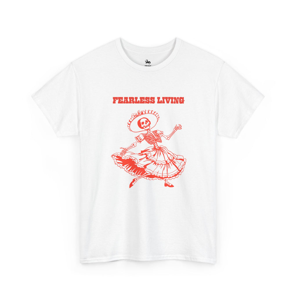 Fearless Living Unisex Loose Fit Skull Dancer T-Shirt